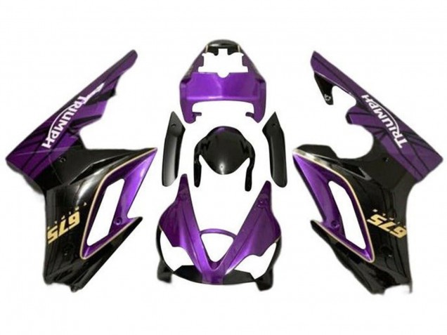 Carénages Moto Triumph Daytona 675 Triple 2009-2012 - Violet Or Noir Brillant