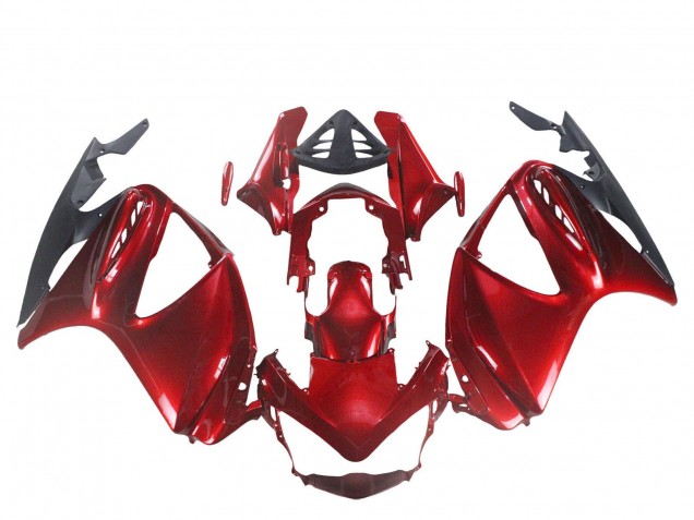 Carénages Moto Honda ST1300 2002-2016 - Rouge Noir Mat