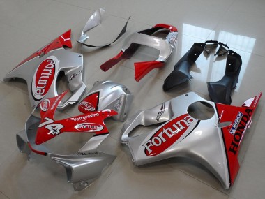 Carénages Moto Honda CBR600 F4i 2001-2003 - Argent Rouge Fortuna