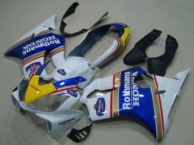 Carénages Moto Honda CBR600 F4i 2004-2007 - Blanc Bleu Jaune Rothmans