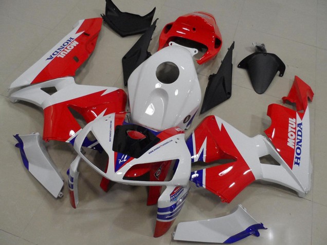 Carénages Moto ABS Honda CBR600RR 2005-2006 - Blanc Rouge Bleu
