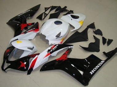 Carénages Moto Honda CBR600RR 2007-2008 - Blanc Jaune Rouge Noir Brillant