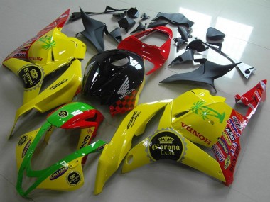 Carénages Moto Honda CBR600RR 2009-2012 - Jaune Rouge Vert Noir Brillant Corona Extra