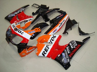Carénages Moto Honda CBR900RR 893 1994-1995 - Orange Blanc Rouge Noir Brillant HRC Repsol