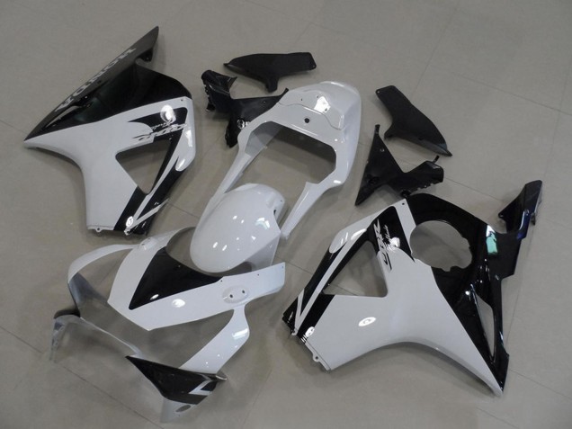 Carénages Moto Honda CBR900RR 954 2002-2003 - Blanc Noir Brillant