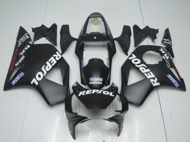 Carénages Moto Honda CBR900RR 954 2002-2003 - Noir Mat Repsol