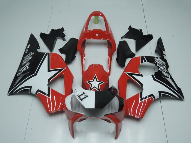Carénages Moto Honda CBR900RR 954 2002-2003 - Noir Rouge Star