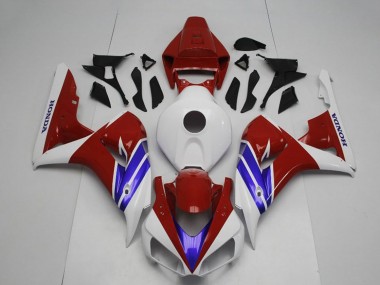 Carénage Moto Honda CBR1000RR 2006-2007 - Blanc Rouge Bleu