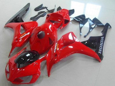 Kits Carénage Moto ABS Honda CBR1000RR 2006-2007 - Rouge Noir Brillant