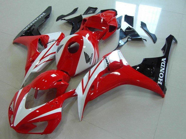 Kits Carénages Moto Honda CBR1000RR 2006-2007 - Blanc Rouge Noir Brillant