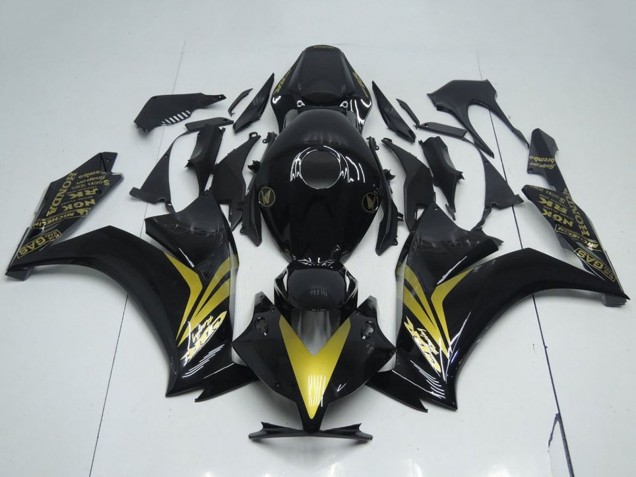 Carénages Moto Honda CBR1000RR 2012-2016 - Noir Brillant Or