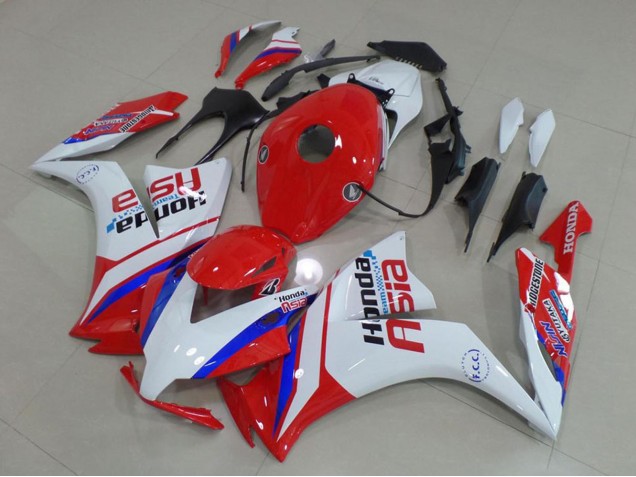 Carénages Moto Honda CBR1000RR 2012-2016 - Blanc Rouge Bleu Honda Asia