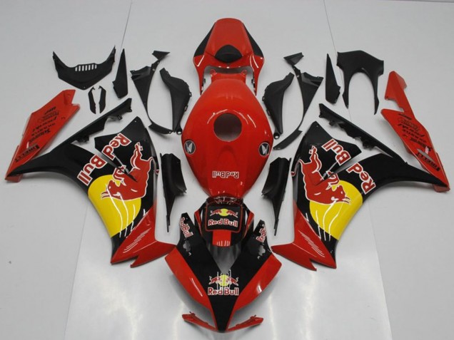 Carénages Moto Honda CBR1000RR 2012-2016 - Rouge Noir Jaune Red Bull