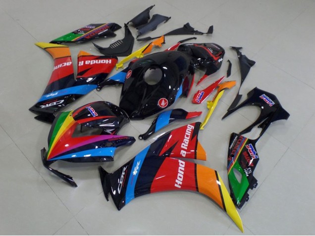 Carénages Moto Honda CBR1000RR 2012-2016 - Bleu Rouge Jaune Vert Noir Brillant Arc-en-ciel