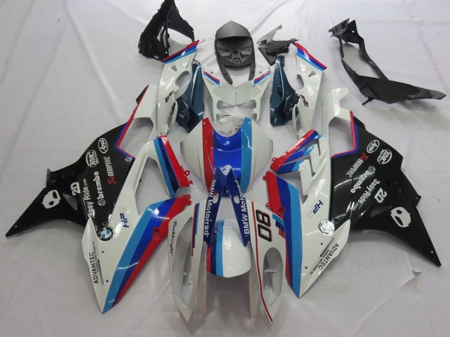 Carénages Moto BMW S1000RR 2015-2016 - Blanc Rouge Bleu Noir Brillant Motorrad