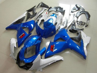 Carénages Moto Suzuki GSXR 1000 2009-2016 - Bleu Blanc Noir OEM Style