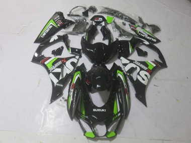 Carénages Moto Suzuki GSXR 1000 2017-2024 - Noir Brillant Vert Blanc