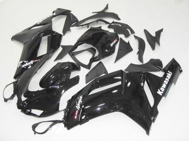 Carénages Moto Kawasaki ZX6R 2007-2008 - Noir Brillant