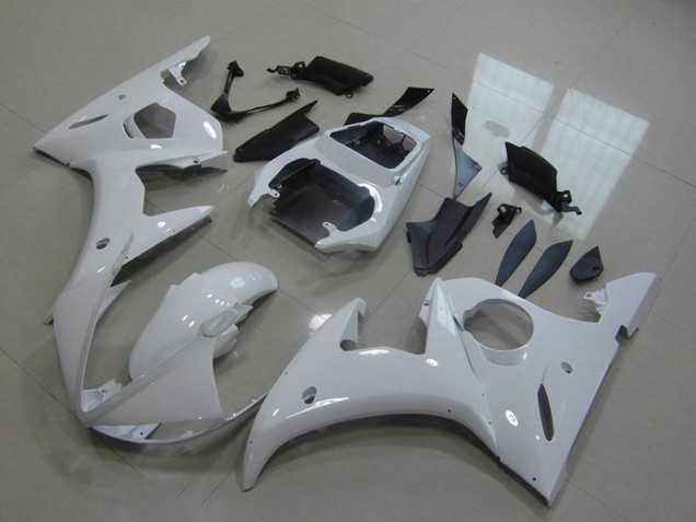 Carénages Moto Yamaha YZF R6 2003-2004 - Blanc Brillant