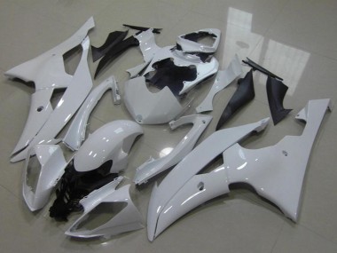 Carénage Moto Yamaha YZF R6 2008-2016 - Blanc Brillant