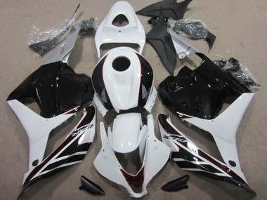 Kits Carénage Moto Honda CBR600RR 2009-2012 - Blanc Noir Brillant