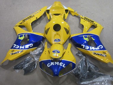 Carénages Moto Honda CBR1000RR 2006-2007 - Jaune Bleu Chameau