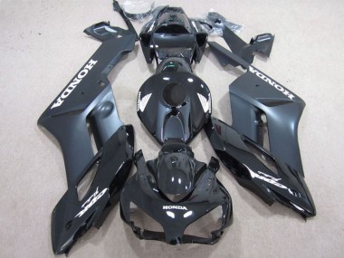 Carénages Moto Honda CBR1000RR 2004-2005 - Noir Brillant Noir Mat Blanc Décalque