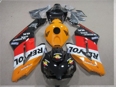 Kits Carénages Moto Honda CBR1000RR 2004-2005 - Orange Blanc Rouge Noir Brillant Repsol