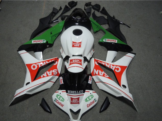 Carénages Moto Honda CBR1000RR 2004-2005 - Blanc Rouge Vert Noir Brillant San Carlo Castrol