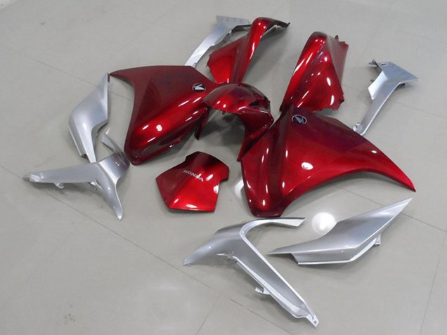 Carénages Moto Honda VFR 1200 2010-2014 - Argent Rouge