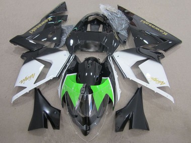 Carénages Moto Kawasaki ZX10R 2004-2005 - Noir Blanc Or Ninja