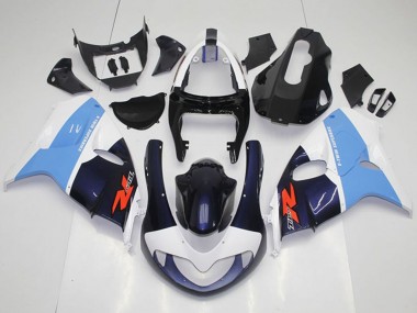 Carénages Moto Suzuki TL1000R 1998-2003 - Blanc Bleu Clair Noir