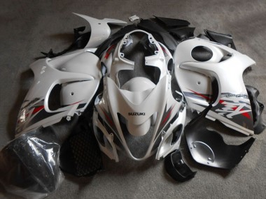 Carénage Moto Suzuki GSXR 1300 Hayabusa 2008-2020 - Blanc Noir