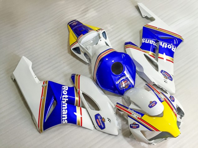 Carénages Moto Honda CBR1000RR 2004-2005 - Blanc Bleu Jaune Rothmans