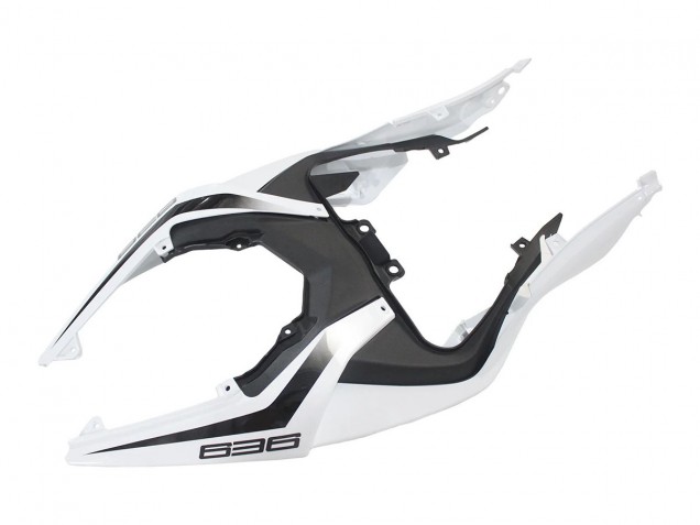 Carénages Moto Kawasaki ZX6R 2019-2022 - Blanc Gris Vert