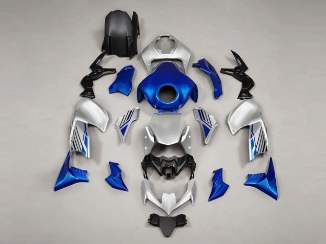 Carénages Moto Kawasaki Z900 2020-2024 - Bleu Argent