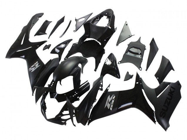 Carénages Moto Suzuki GSXR 600/750 2011-2024 - Noir Mat Noir Brillant
