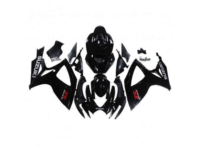 Carénages Moto Suzuki GSXR 600/750 2006-2007 - Noir Brillant