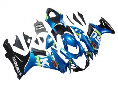 Carénages Moto Suzuki GSXR 600/750 2011-2024 - Bleu Blanc Vert Noir