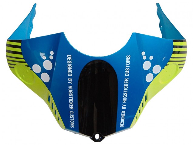 Carénages Moto Yamaha YZF R1 2015-2019 - Bleu Vert Noir Requin