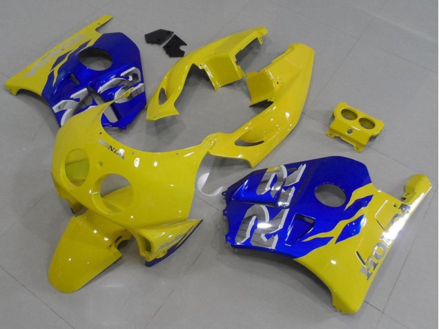 Carénage Moto CBR 250 RR MC22 91-98 - Jaune Bleu Carénage Moto CBR 250 RR MC22 91-98 - Jaune Bleu