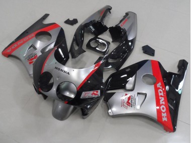 Carénage Moto CBR 250 RR MC22 91-98 - Argent Noir Rouge