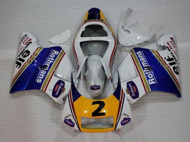 Carénage Moto NSR 250 MC28 P4 94-96 - Blanc Bleu Jaune Carénage Moto NSR 250 MC28 P4 94-96 - Blanc Bleu Jaune