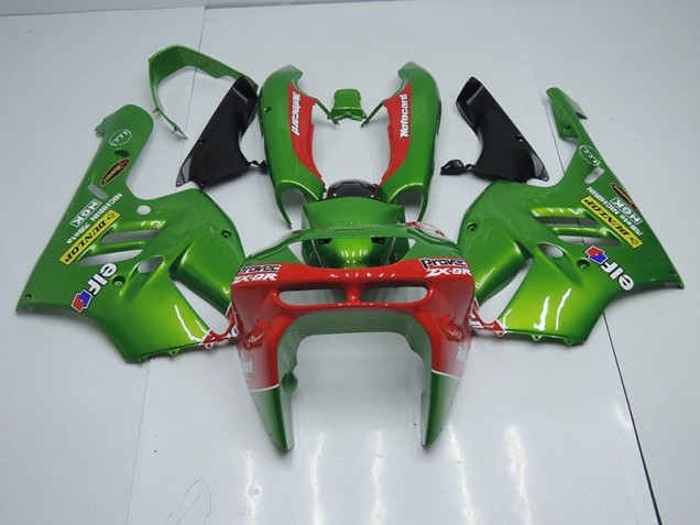 Carénage Moto ZX9R 94-97 - Vert Rouge Carénage Moto ZX9R 94-97 - Vert Rouge