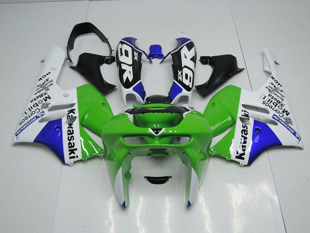 Carénage Moto ZX9R 94-97 - Vert Blanc Carénage Moto ZX9R 94-97 - Vert Blanc