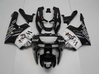 Carénage Moto ZX9R 94-97 - Noir Blanc West