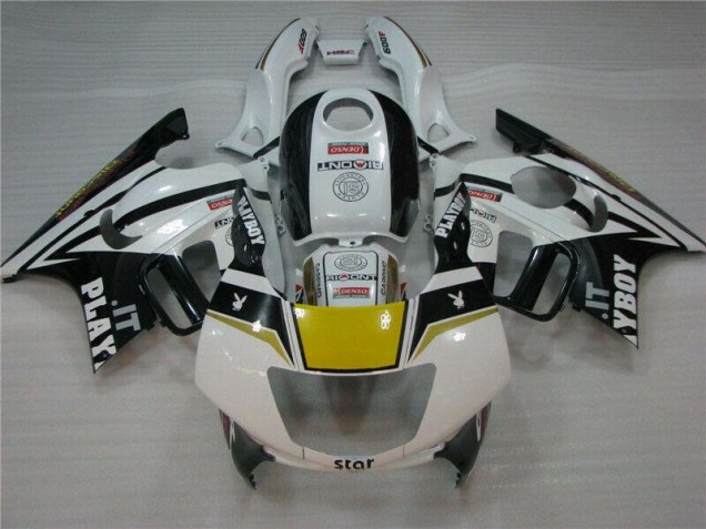 Carénage Moto CBR 600 F3 95-98 - Blanc Noir Playboy Carénage Moto CBR 600 F3 95-98 - Blanc Noir Playboy