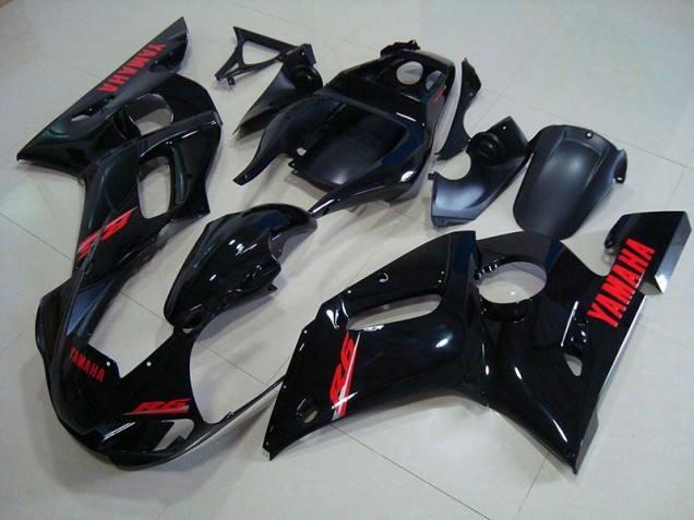 Carénages Moto R6 98-02 - Noir Brillant Rouge Décalque Carénages Moto R6 98-02 - Noir Brillant Rouge Décalque