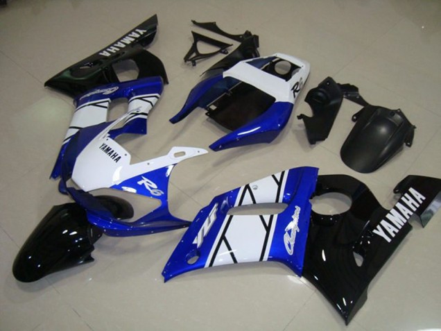 Kit Carénages Motos Complet R6 98-02 - Bleu Noir Kit Carénages Motos Complet R6 98-02 - Bleu Noir