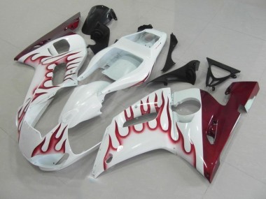 Carénage Moto R6 98-02 - Rouge Flamme